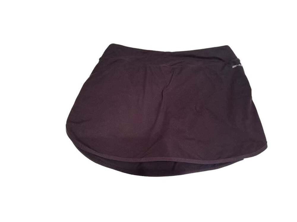 Nike Women's Dri-FIT Black Tennis Skort with Built-in Shorts - Picture 4 of 5